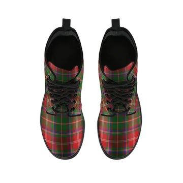 Somerville Tartan Leather Boots