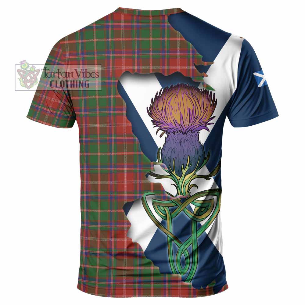 Tartan Vibes Clothing Somerville Tartan Family Crest T-Shirt Scottish Thistle Celtic Inspired