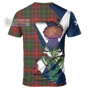 Tartan Vibes Clothing Somerville Tartan Family Crest T-Shirt Scottish Thistle Celtic Inspired