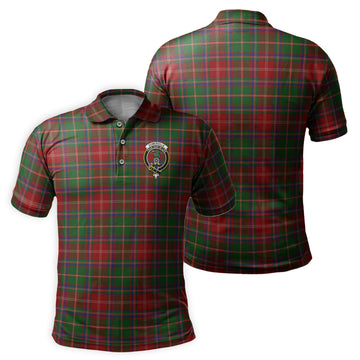 Somerville Tartan Men's Polo Shirt with Family Crest