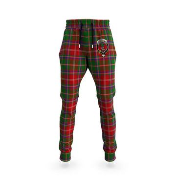 Somerville Tartan Joggers Pants with Family Crest