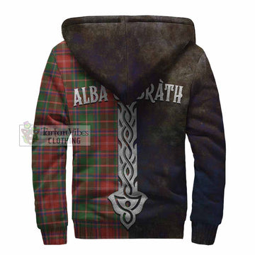 Somerville Tartan Family Crest Sherpa Hoodie Alba Gu Brath Be Brave Lion Ancient Style