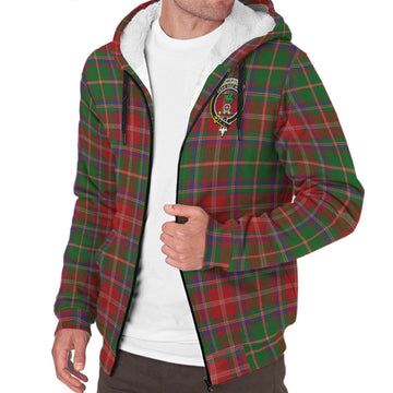 Somerville Tartan Sherpa Hoodie with Family Crest