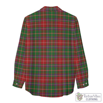 Somerville Tartan Womens Casual Shirt with Family Crest