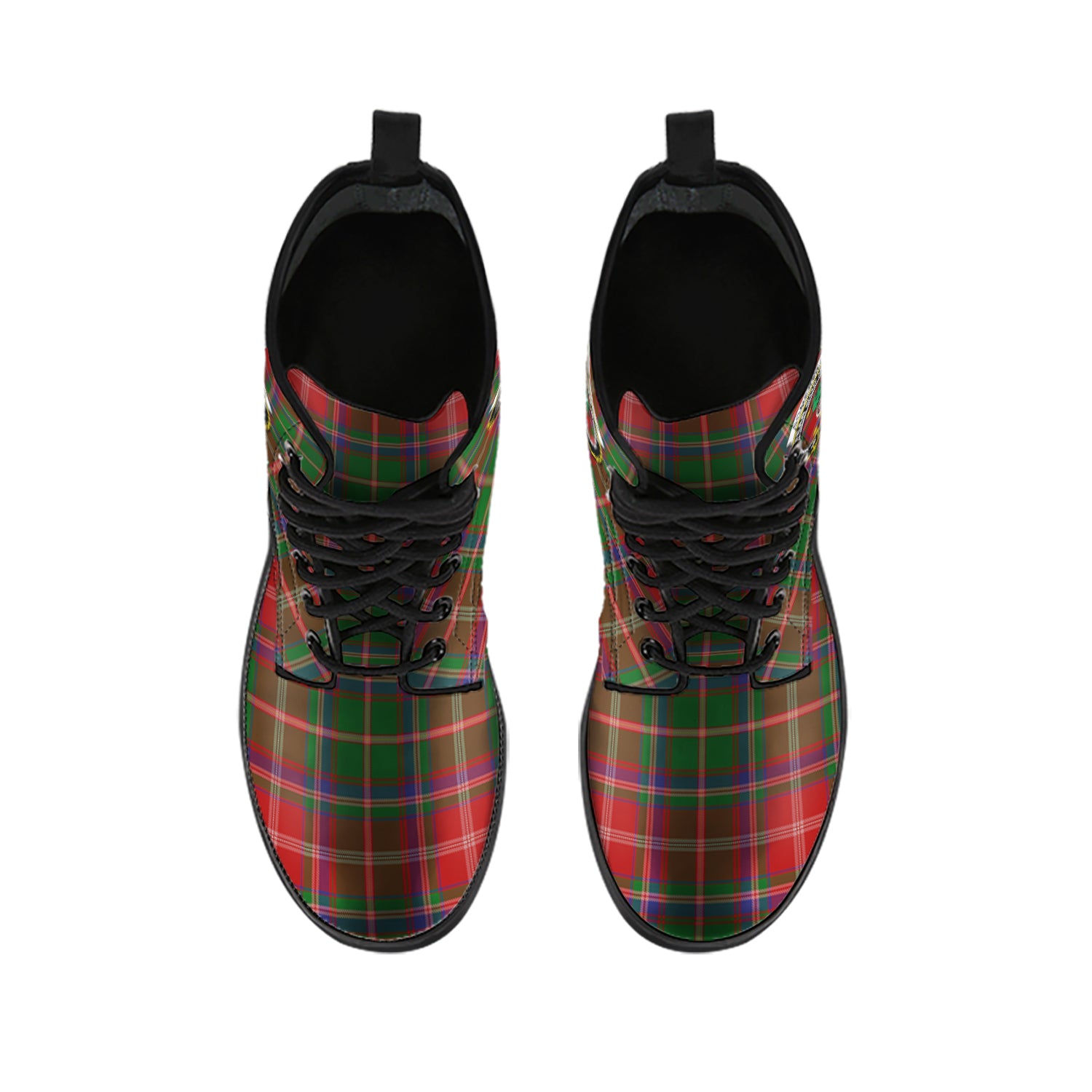 somerville-tartan-leather-boots-with-family-crest