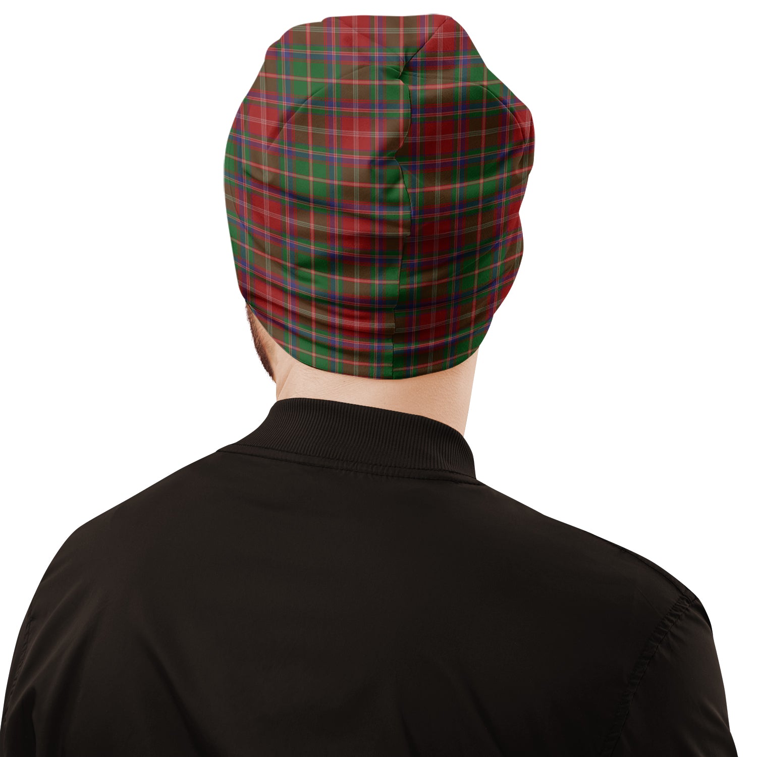 Somerville Tartan Beanies Hat with Family Crest - Tartan Vibes Clothing