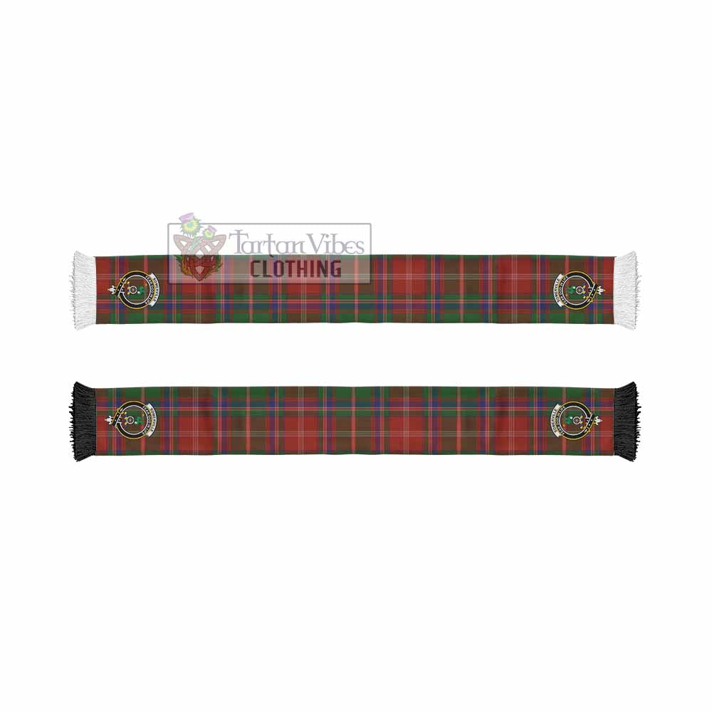 Tartan Vibes Clothing Somerville Tartan Ruffneck Scarf with Family Crest