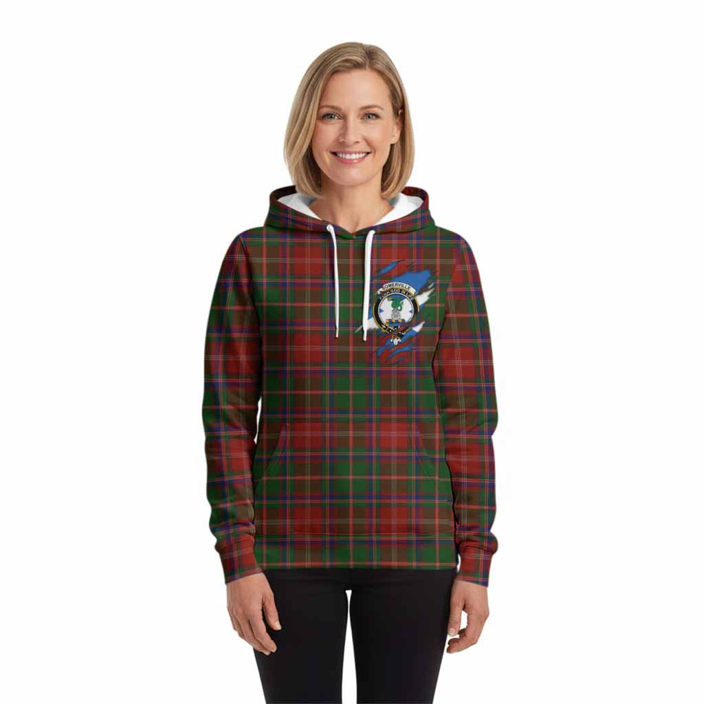 Somerville Clan Crest In Me Tartan Hoodie Scotland Flag Style