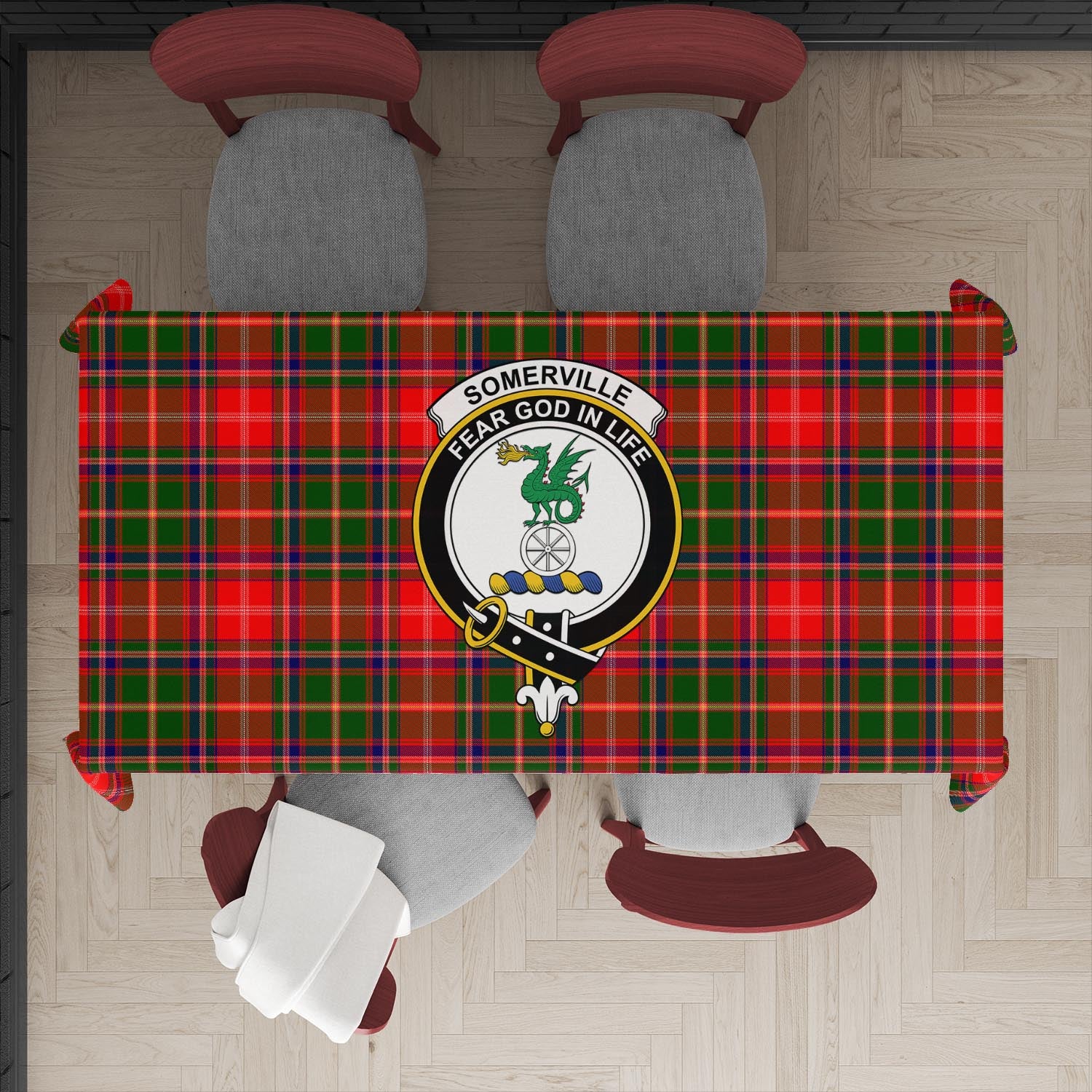 somerville-modern-tatan-tablecloth-with-family-crest