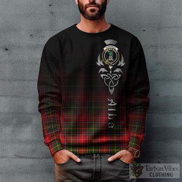 Somerville Modern Tartan Sweatshirt Featuring Alba Gu Brath Family Crest Celtic Inspired
