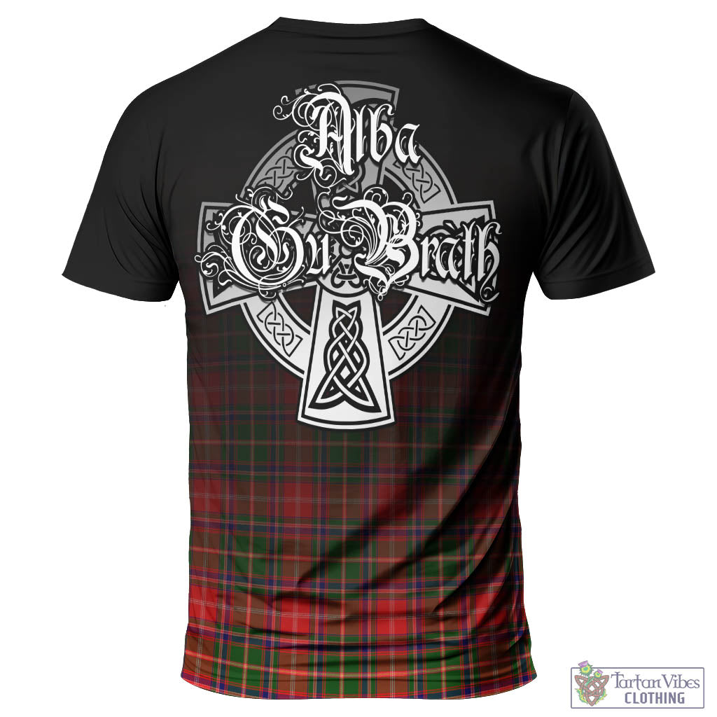 Tartan Vibes Clothing Somerville Modern Tartan T-Shirt Featuring Alba Gu Brath Family Crest Celtic Inspired