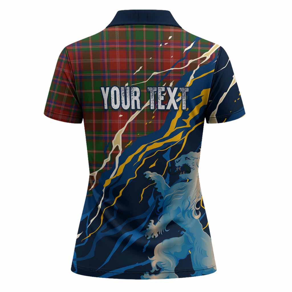 Somerville Scotland Tartan Women Polo Shirt WC2026 Football - We'll Be Coming