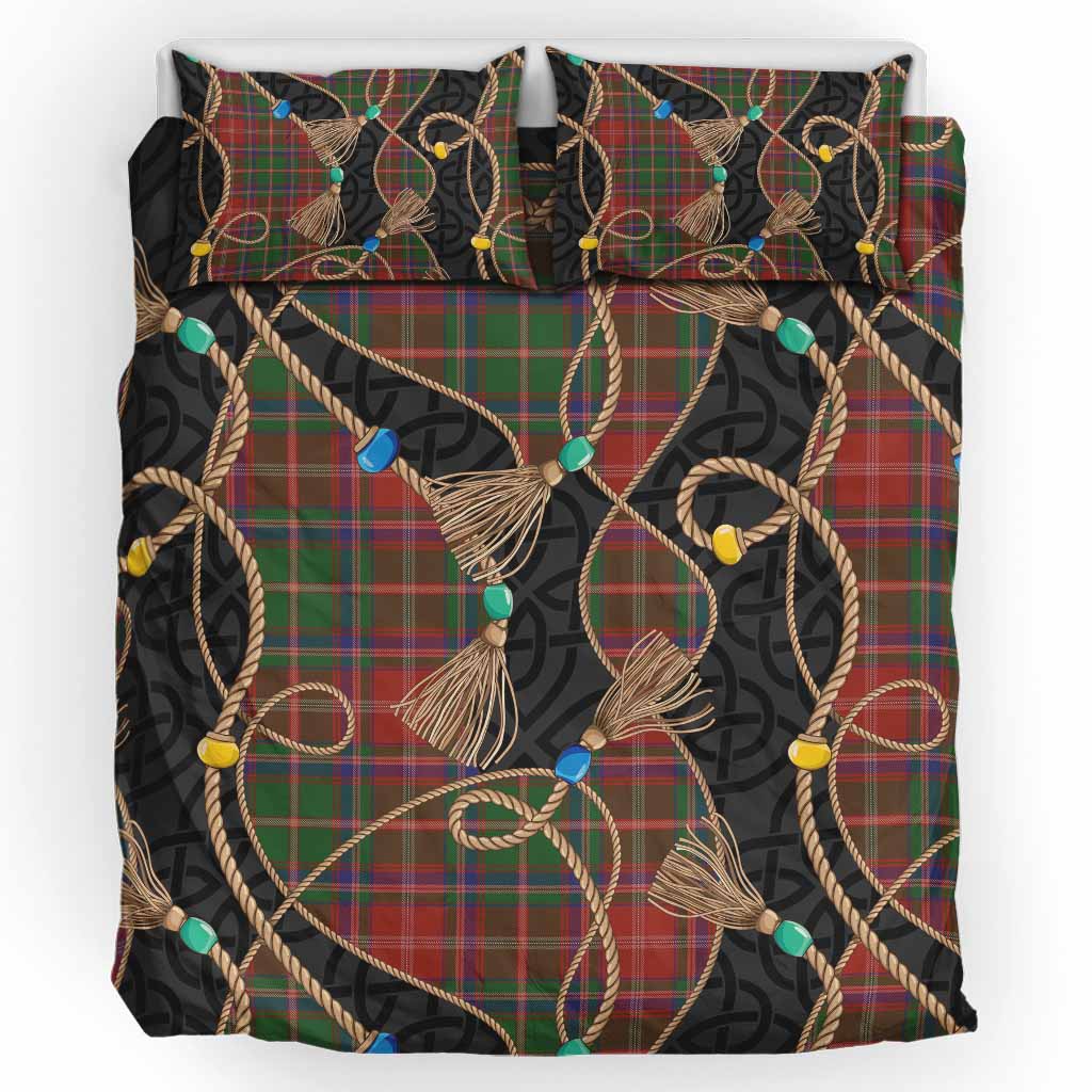 Somerville Scottish Tartan Twisted Ropes Stylized Bedding Set UK Bedding Set UK King 91*87 inch - Tartan Vibes Clothing