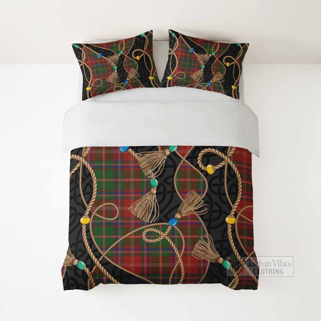 Somerville Scottish Tartan Twisted Ropes Stylized Bedding Set - Tartan Vibes Clothing