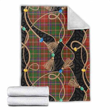 Somerville Scottish Tartan Twisted Ropes Stylized Blanket X-Large 59 x 79 inches 150 x 200 cm - Tartan Vibes Clothing
