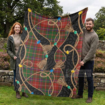 Somerville Scottish Tartan Twisted Ropes Stylized Blanket - Tartan Vibes Clothing