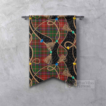 Somerville Scottish Tartan Twisted Ropes Stylized Gonfalon