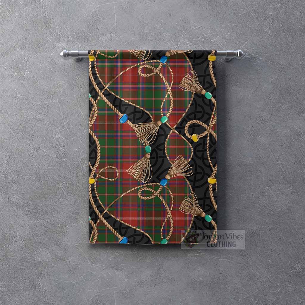 Somerville Scottish Tartan Twisted Ropes Stylized Gonfalon Rectangle - Tartan Vibes Clothing