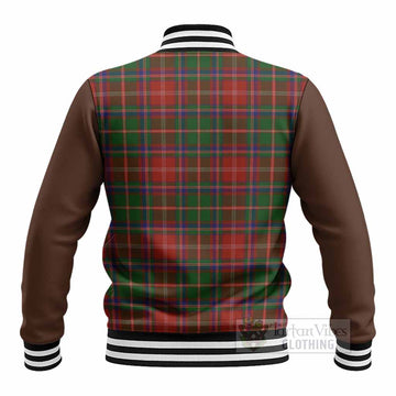 Somerville Tartan Accent Baseball Jacket with Family Crest
