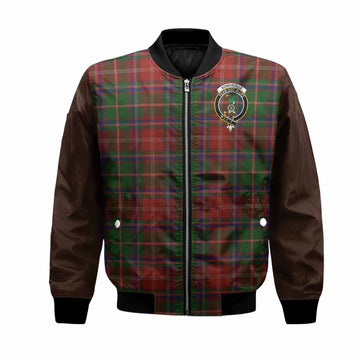 Somerville Tartan Accent Bomber Jacket with Family Crest