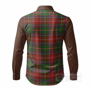 Somerville Tartan Accent Long Sleeve Button Shirts with Family Crest