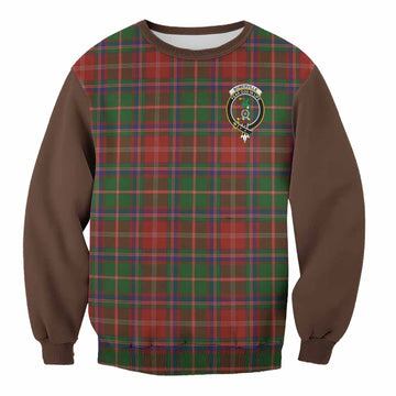 Somerville Tartan Accent Sweatshirt with Family Crest