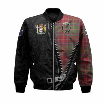 Somerville Tartan Bomber Jacket New Zealand Pattern Unique Zipper Stylized