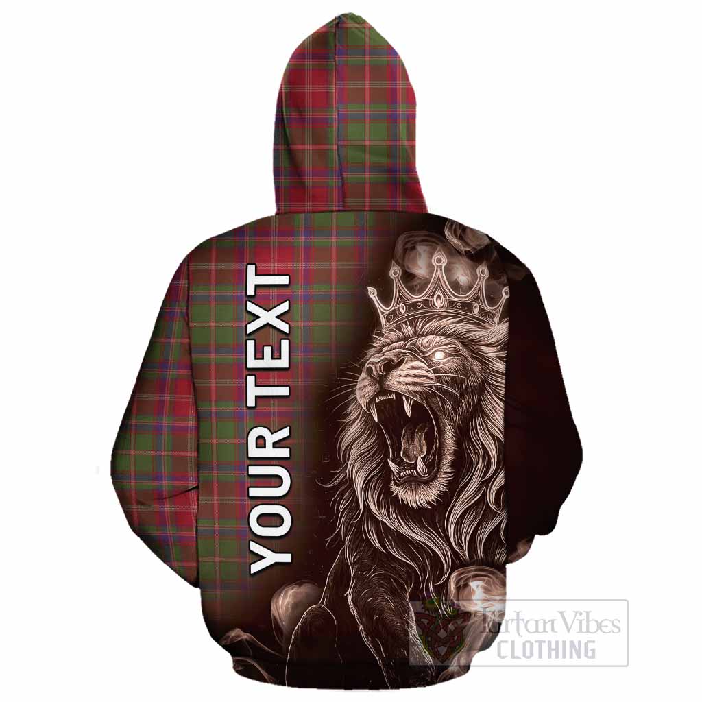 Somerville Tartan Cotton Hoodie Roaring Lion Heritage