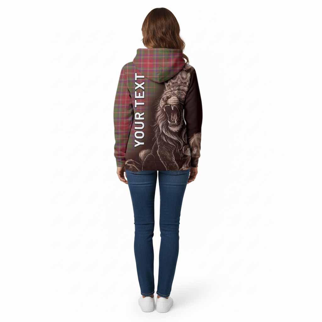 Somerville Tartan Cotton Hoodie Roaring Lion Heritage