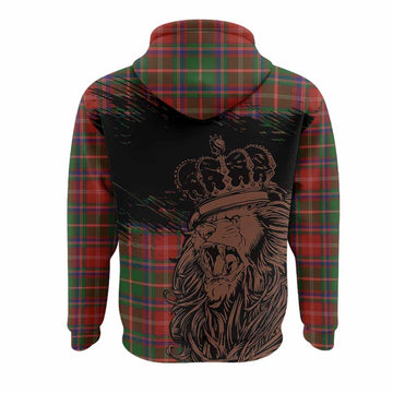 Somerville Tartan Crest Hoodie Crowned Lion Heritage Style