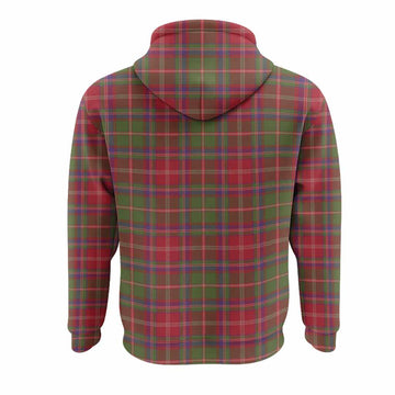 Somerville Tartan Crest Hoodie Ferocious Lion Style