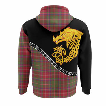 Somerville Tartan Crest Hoodie Legendary Dragon Knot Half Style