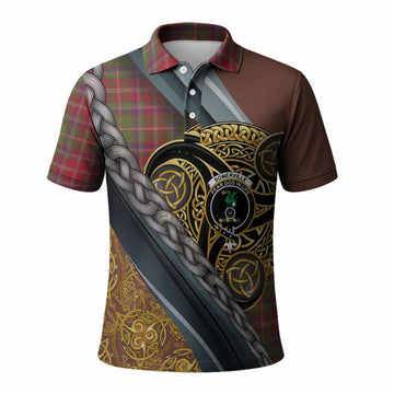 Somerville Tartan Crest Polo Shirt Scottish Triskele Celtic