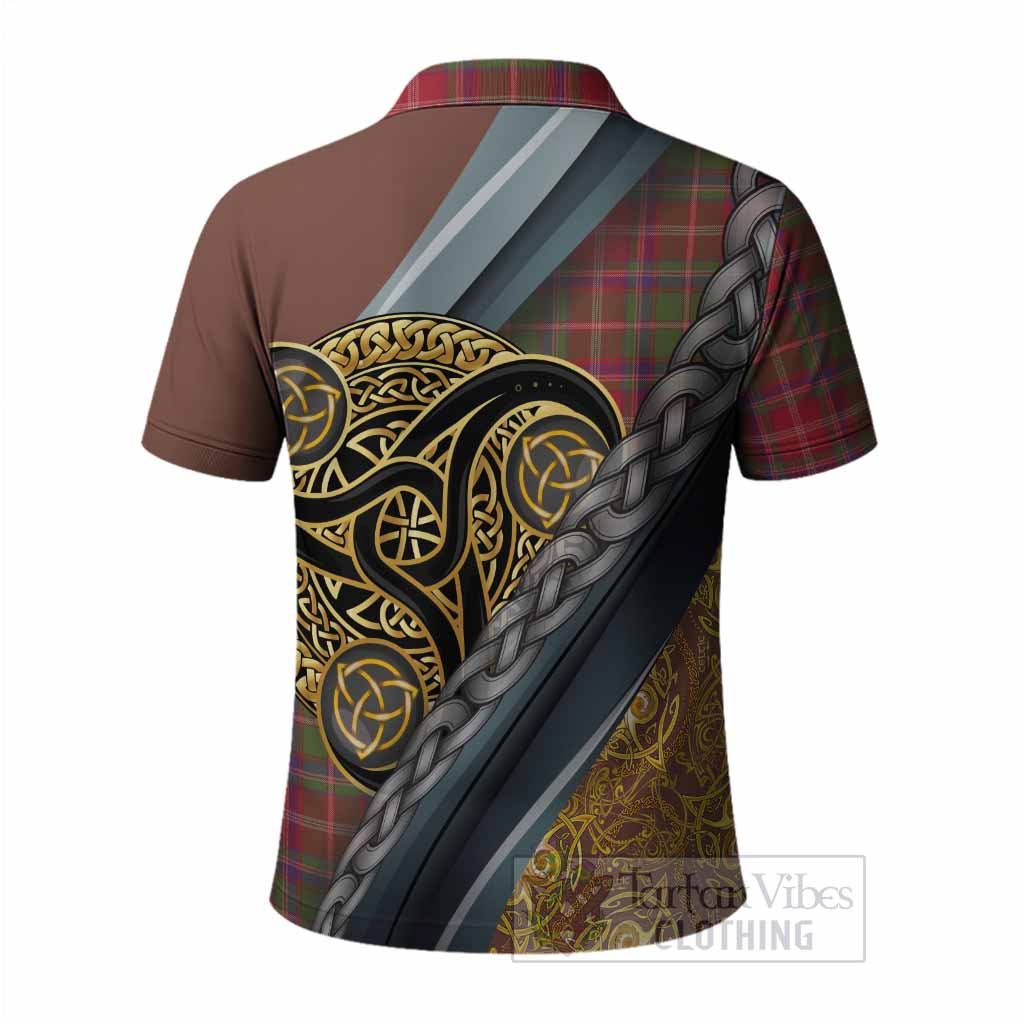 Somerville Tartan Crest Polo Shirt Scottish Triskele Celtic