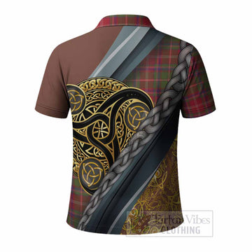 Somerville Tartan Crest Polo Shirt Scottish Triskele Celtic