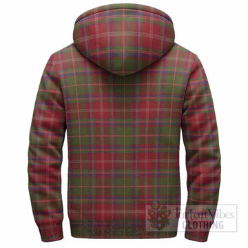 Somerville Tartan Crest Sherpa Hoodie Ferocious Lion Style