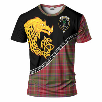 Somerville Tartan Crest T-Shirt Legendary Dragon Knot Half Style
