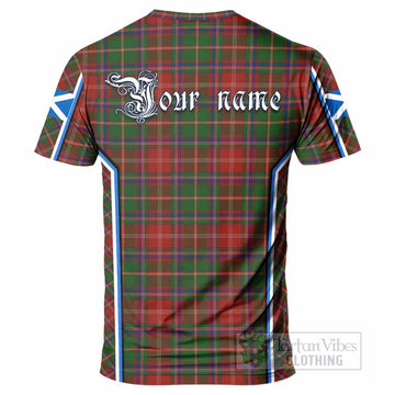 Somerville Tartan Crest T-shirt Scotland Coat of Arm Flag Style - Tartan Vibes Clothing