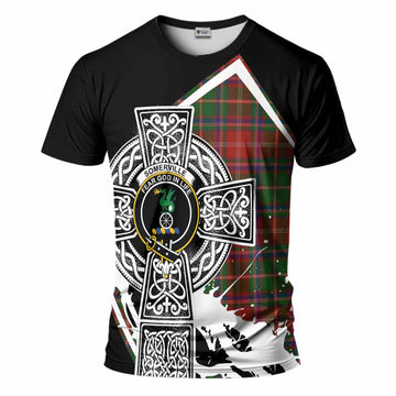 Somerville Tartan Crest T-Shirt Scottish Celtic Cross Heritage Kid's Shirt - Tartan Vibes Clothing