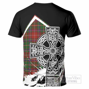 Somerville Tartan Crest T-Shirt Scottish Celtic Cross Heritage - Tartan Vibes Clothing
