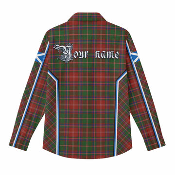 Somerville Tartan Crest Women Casual Shirt Scotland Coat of Arm Flag Style - Tartan Vibes Clothing
