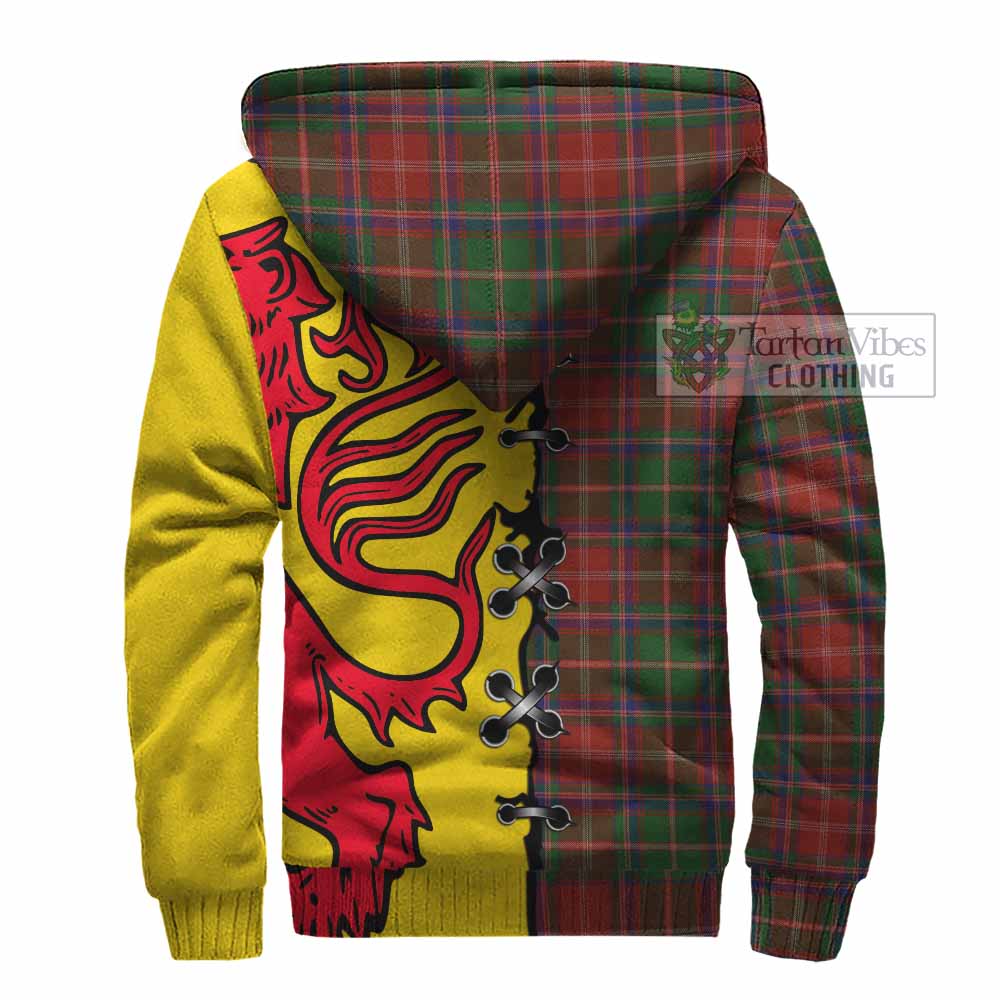 Somerville Tartan Family Crest Sherpa Hoodie Lion Rampant Honor - Tartan Vibes Clothing
