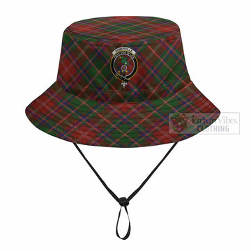 Somerville Tartan Fishing Hat with Family Crest