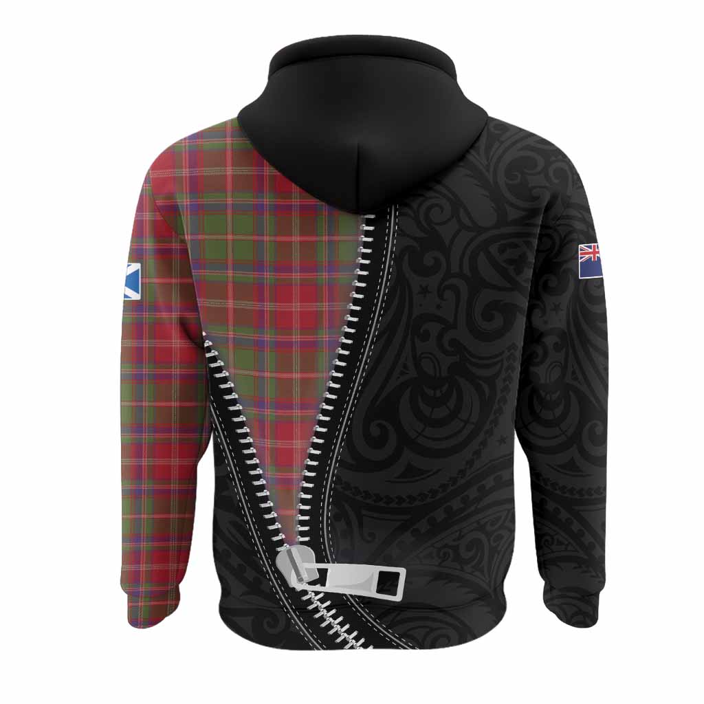 Somerville Tartan Hoodie New Zealand Pattern Unique Zipper Stylized