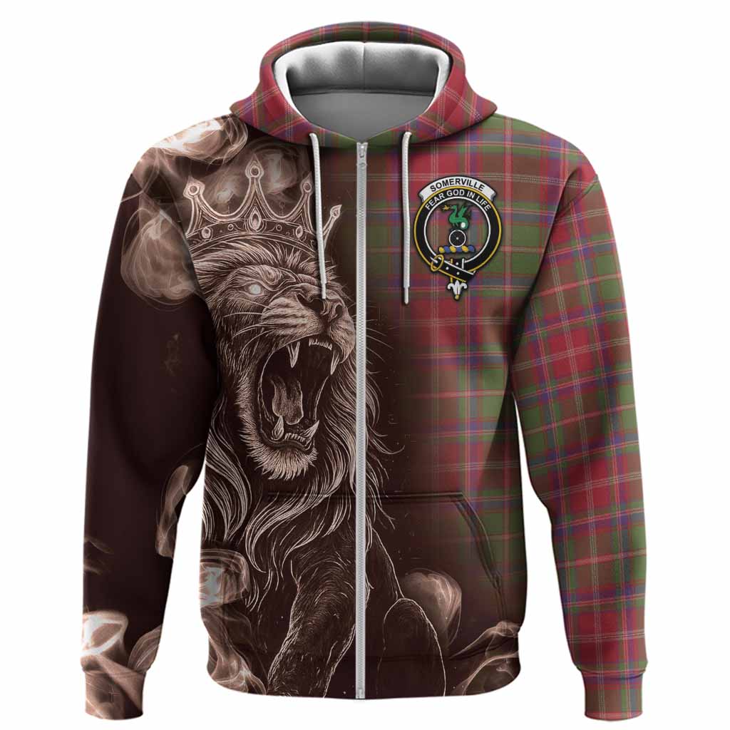 Somerville Tartan Hoodie Roaring Lion Heritage