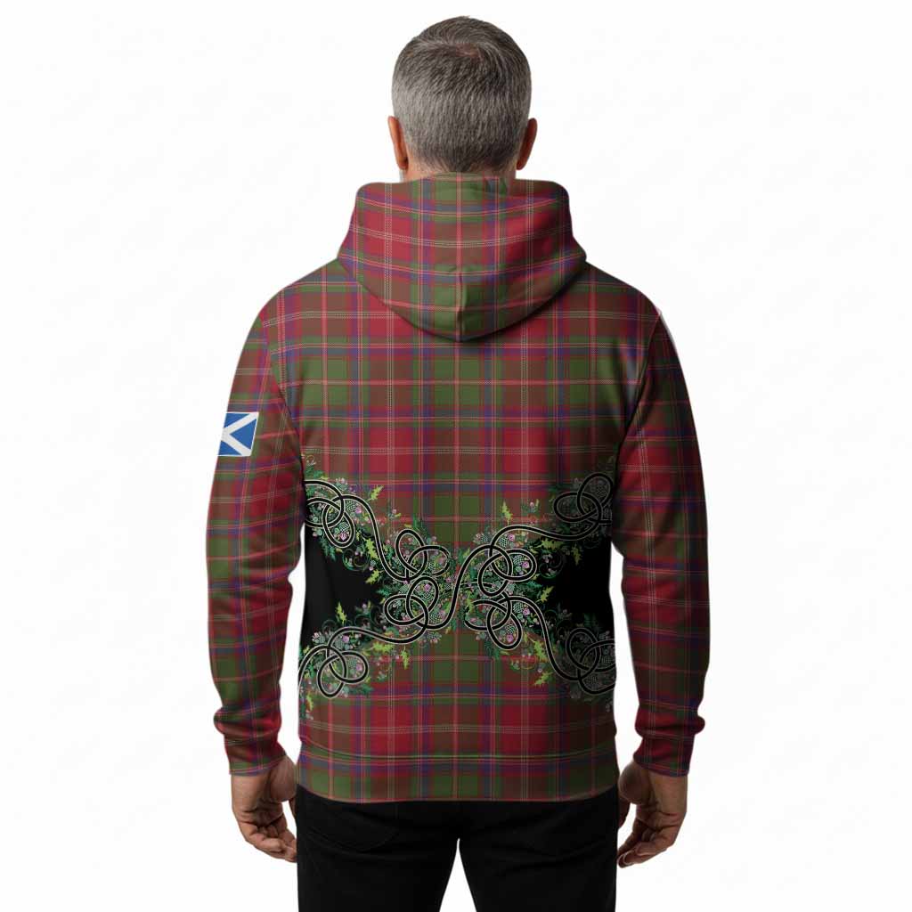 Somerville Tartan Hoodie Thistle Scottish Spirit
