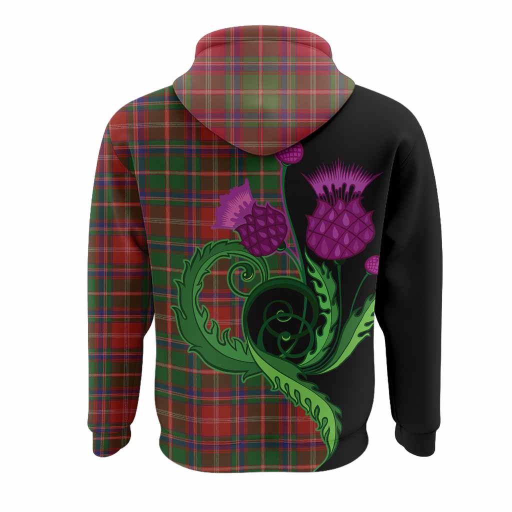 Somerville Tartan Hoodie Traditional Scottish Thistle