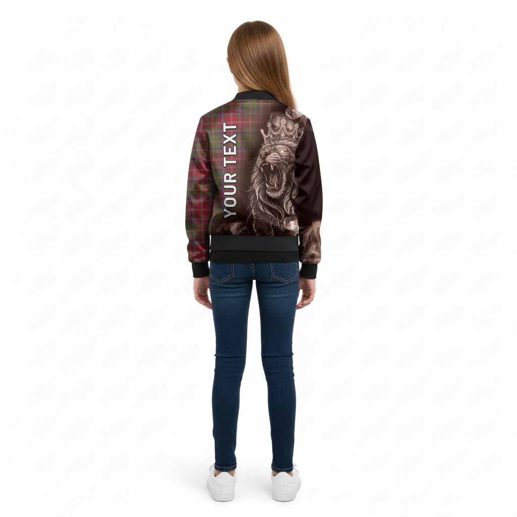 Somerville Tartan Kid Bomber Jacket Roaring Lion Heritage