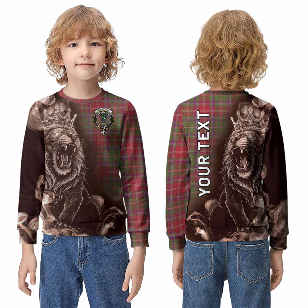 Somerville Tartan Kid Knitted Sweatshirt Roaring Lion Heritage