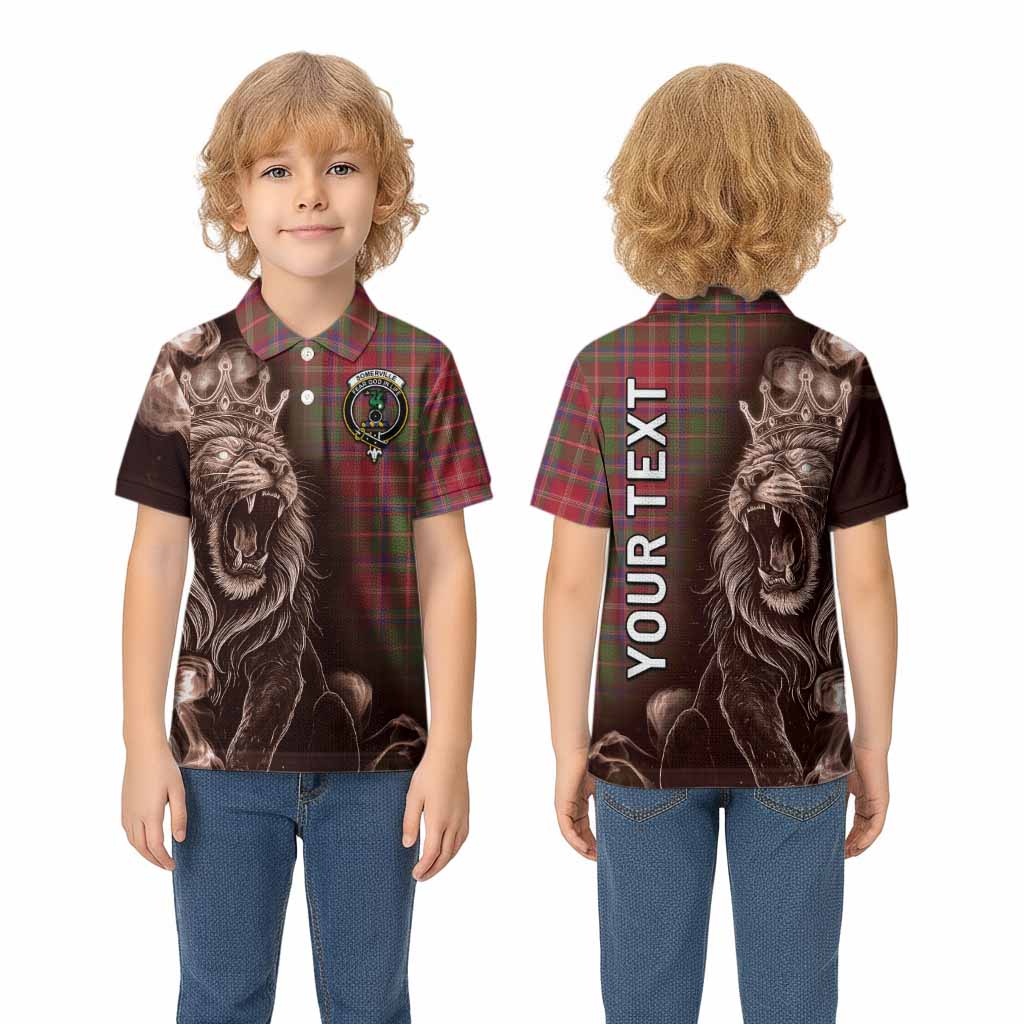 Somerville Tartan Kid Polo Shirt Roaring Lion Heritage